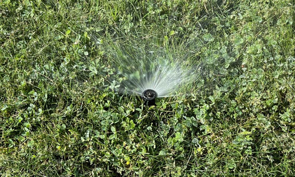 Yard Sprinkler in East Idaho - Featured Image