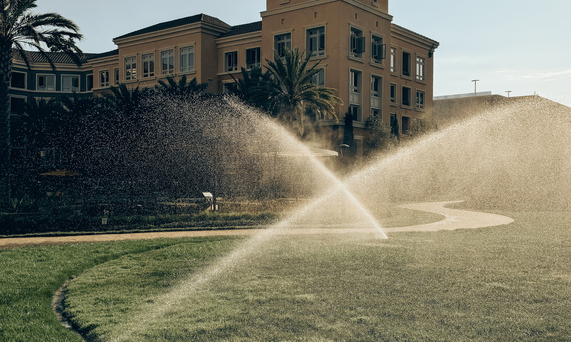 Home with Sprinkler